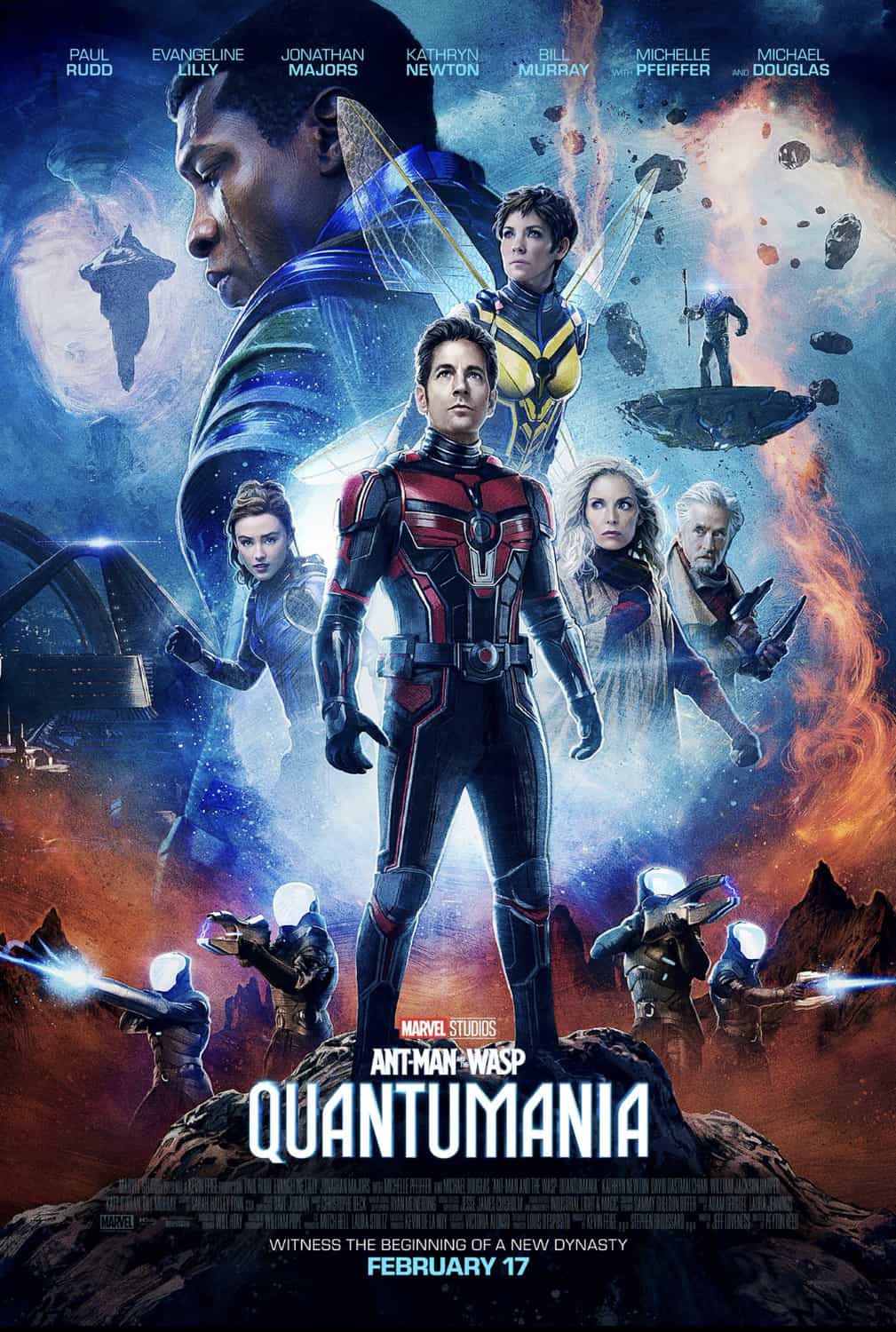 A new trailer has been released for Ant-Man and the Wasp: Quantumania starring Evangeline Lilly - movie UK release date 17th February 2023 #antmanandthewaspquantumania
