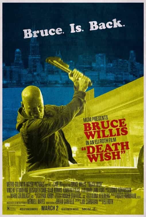 BBFC gives Death Wish an 18 certificate for strong violence, scene of torture