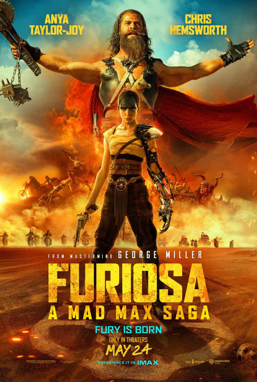 Check out the new trailer and motion poster for upcoming movie Furiosa which stars Anya Taylor-Joy and Chris Hemsworth - movie UK release date 24th May 2024 #furiosa