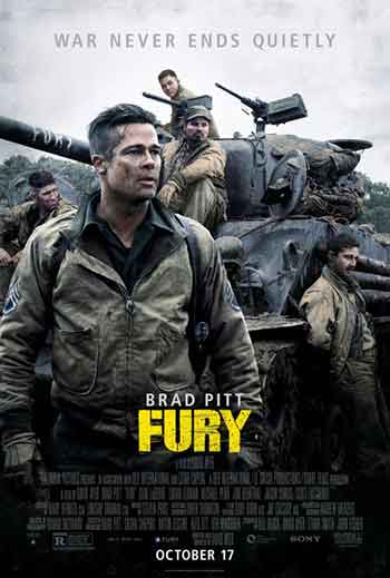 UK box office analysis 24th October 2014:  Fury hits the top