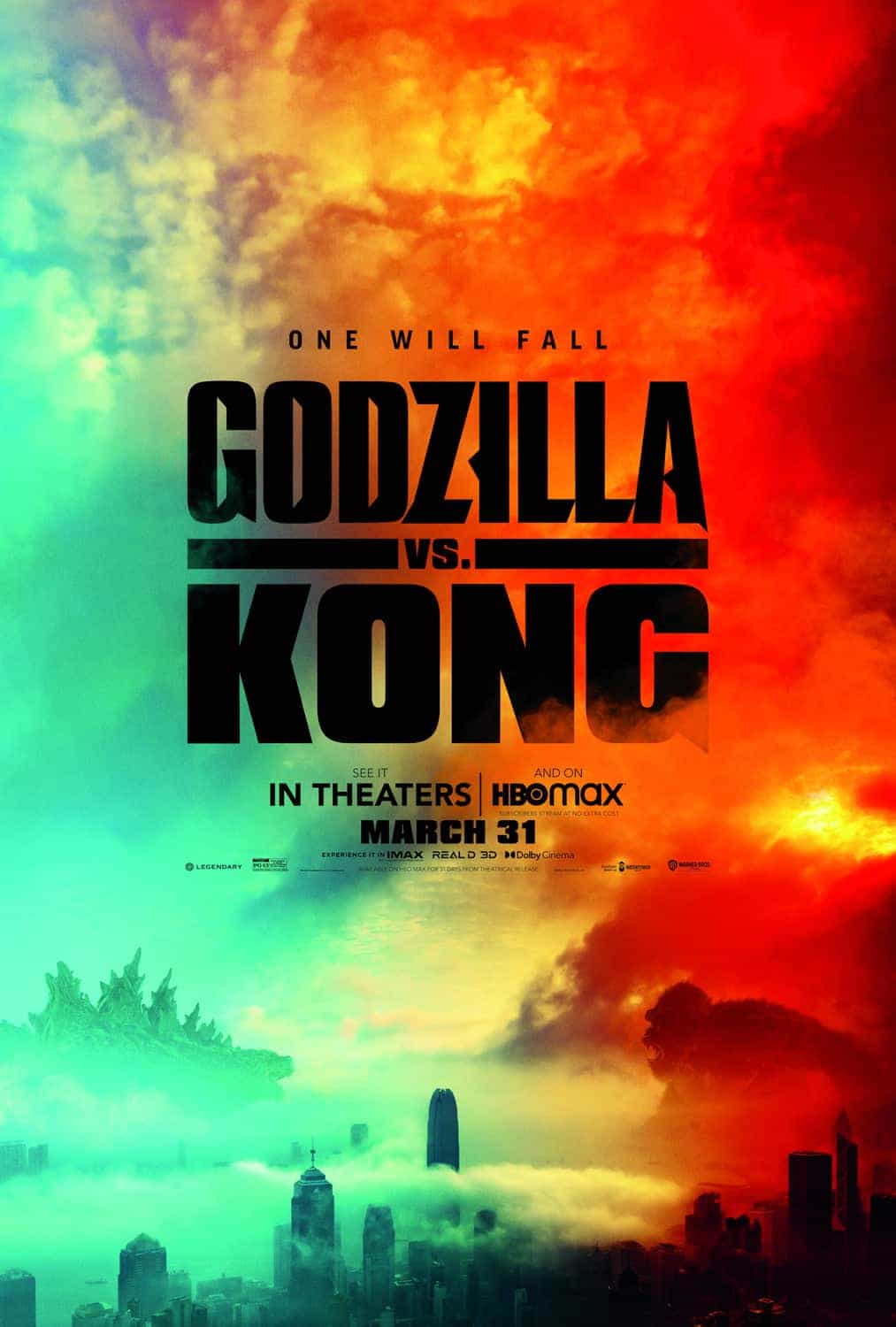US Box Office Weekend Report 9th - 11th April 2021:  Godzilla and Kong have another high grossing weekend and stay at the top for a second week