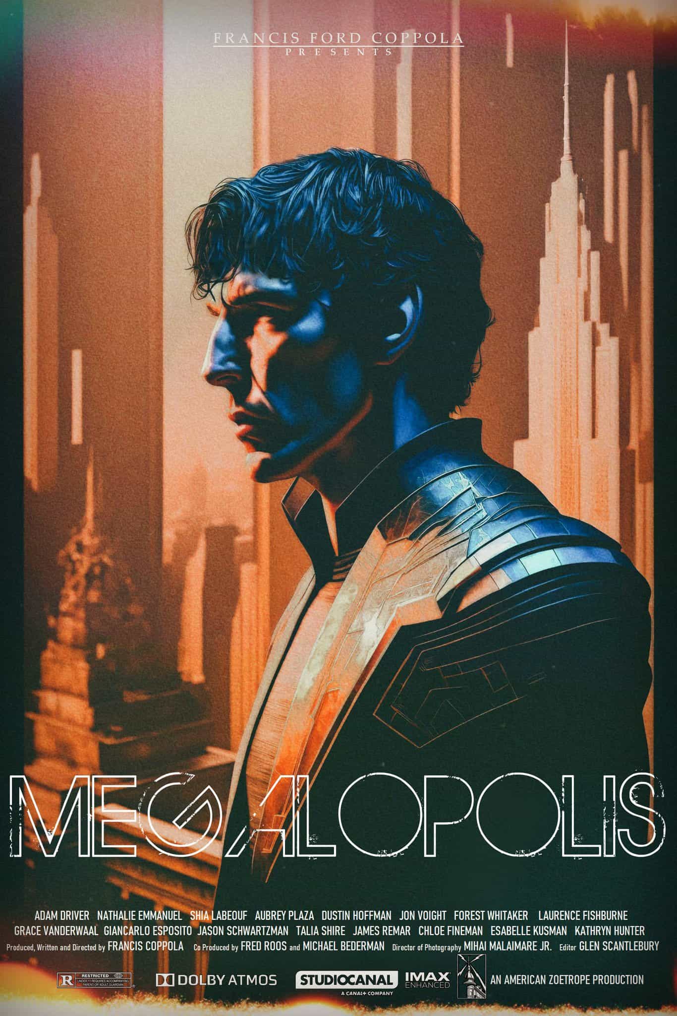 Check out the new trailer for upcoming movie Megalopolis which stars Aubrey Plaza and Adam Driver #megalopolis