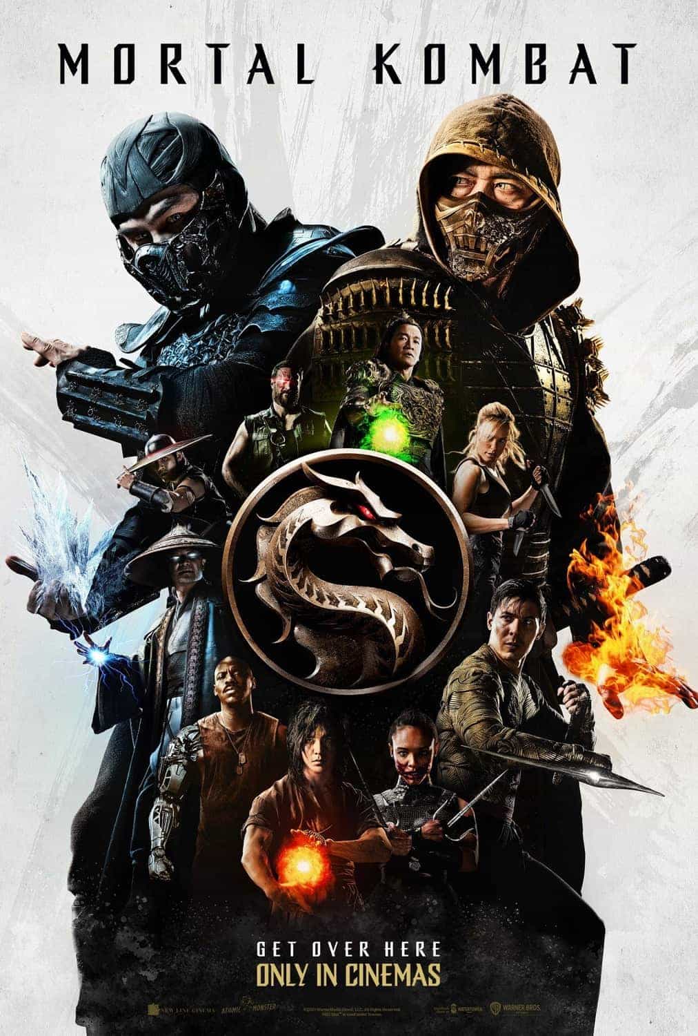 New trailer and poster for the 2021 movie version of Mortal Kombat starring Jessica McNamee - movie release date 16th April 2021