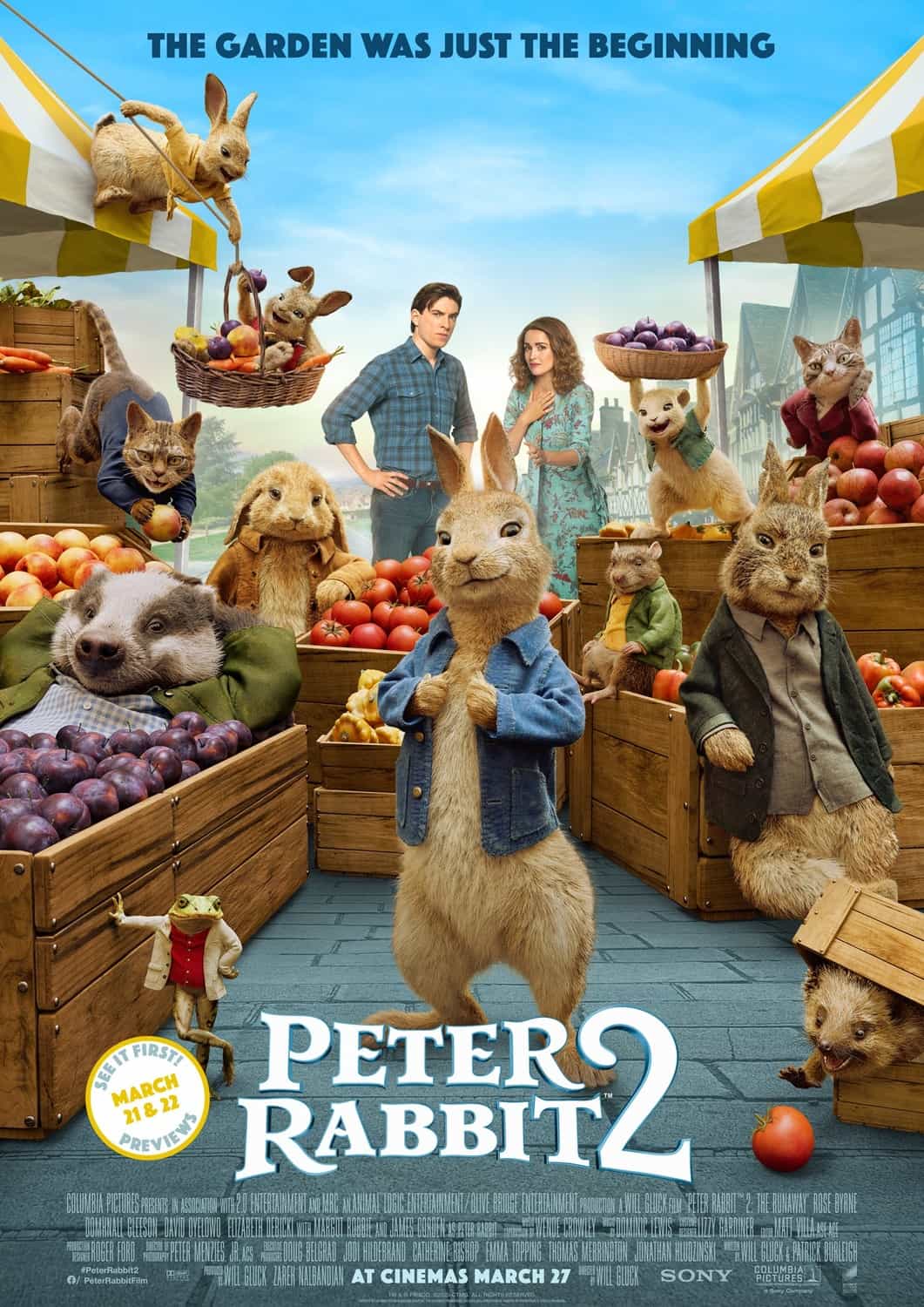 Peter Rabbit 2 is the top movie at the UK box office over summer 2021 beating Black Widow and Fast and Furious 9