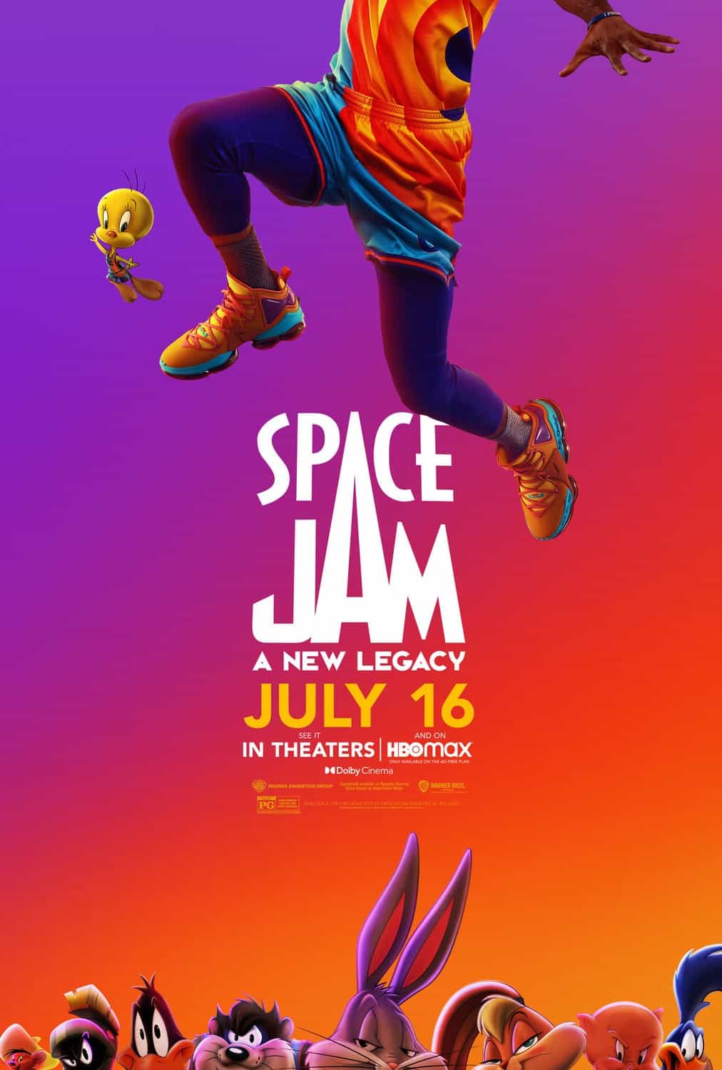 US Box Office Weekend Report 16th - 18th July 2021:  Space Jam 2 makes its debut at the top replace Black Widow after a single week