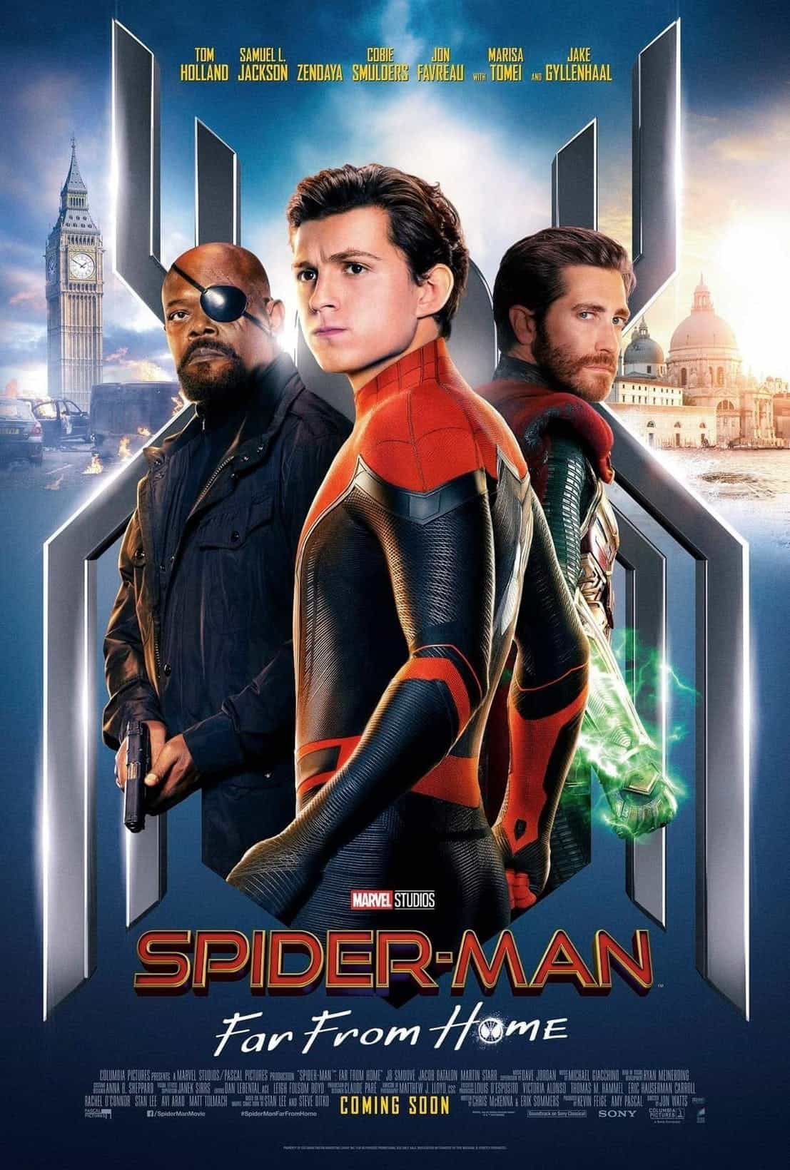 New film releases at the UK box office Friday, 5th July 2019 -  Spider-Man: Far From Home, Midsommar, Escape Plan: The Extractors, Anna and The Queens Corgi