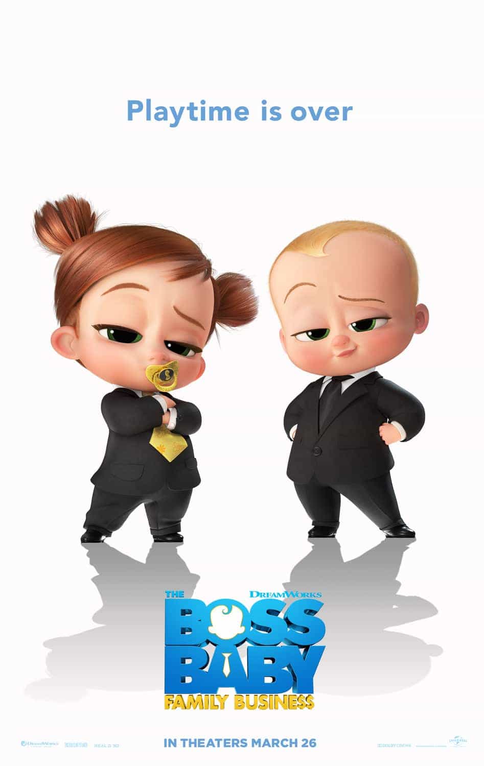The Boss Baby 2: Family Business is given a PG age rating in the UK for mild bad language, violence, threat