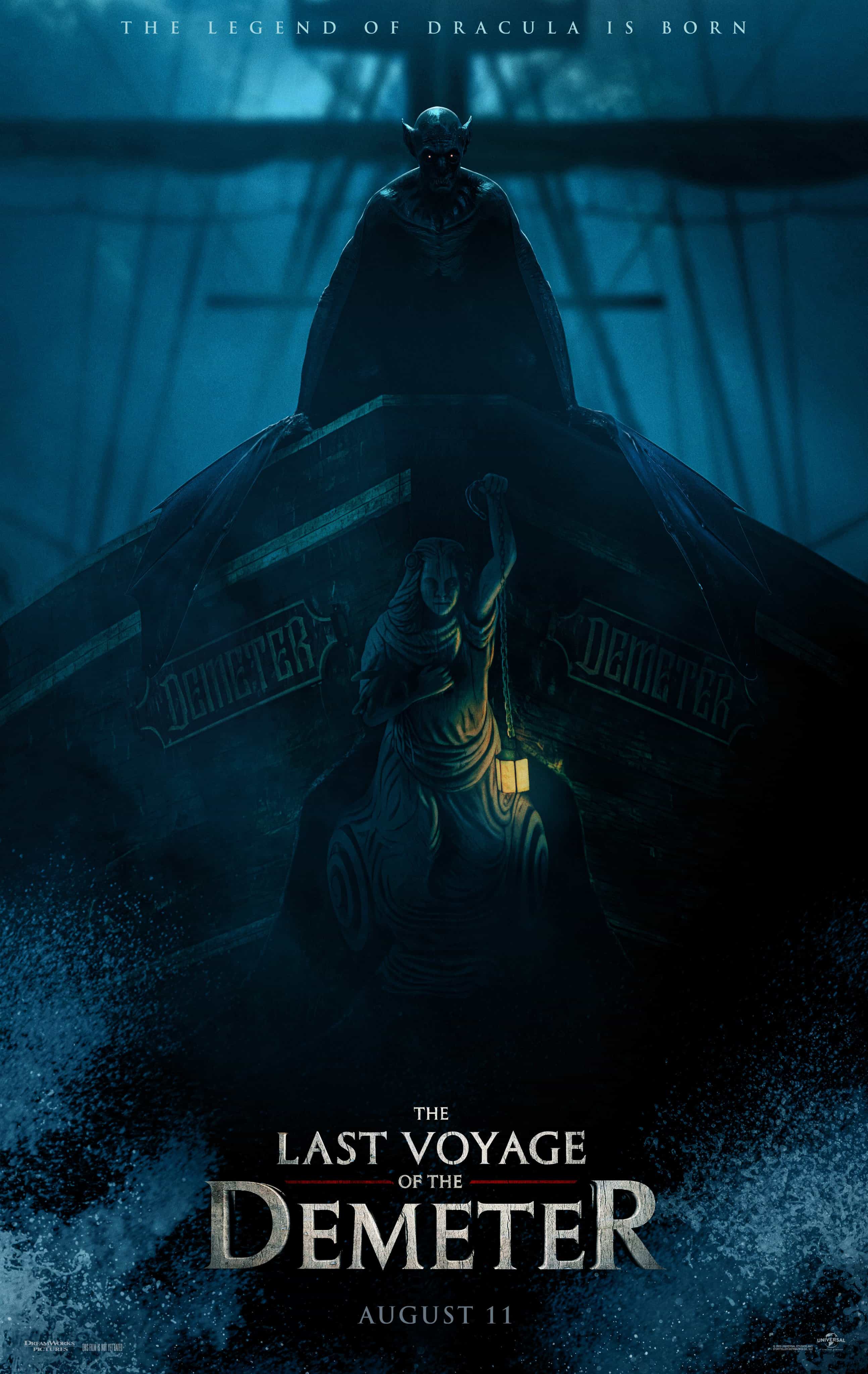 New poster has been released for The Last Voyage of the Demeter which stars Liam Cunningham and Aisling Franciosi - movie UK release date 11th August 2023 #thelastvoyageofdemeter