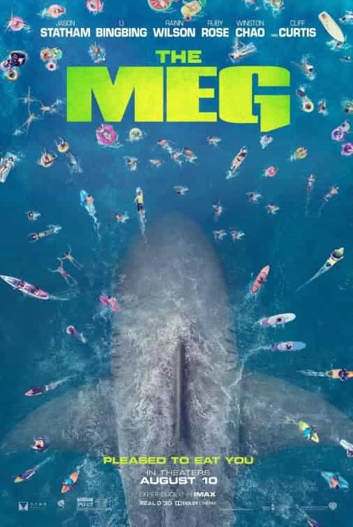 World Box Office Week ending 19 August 2018:  The Meg retains its top position