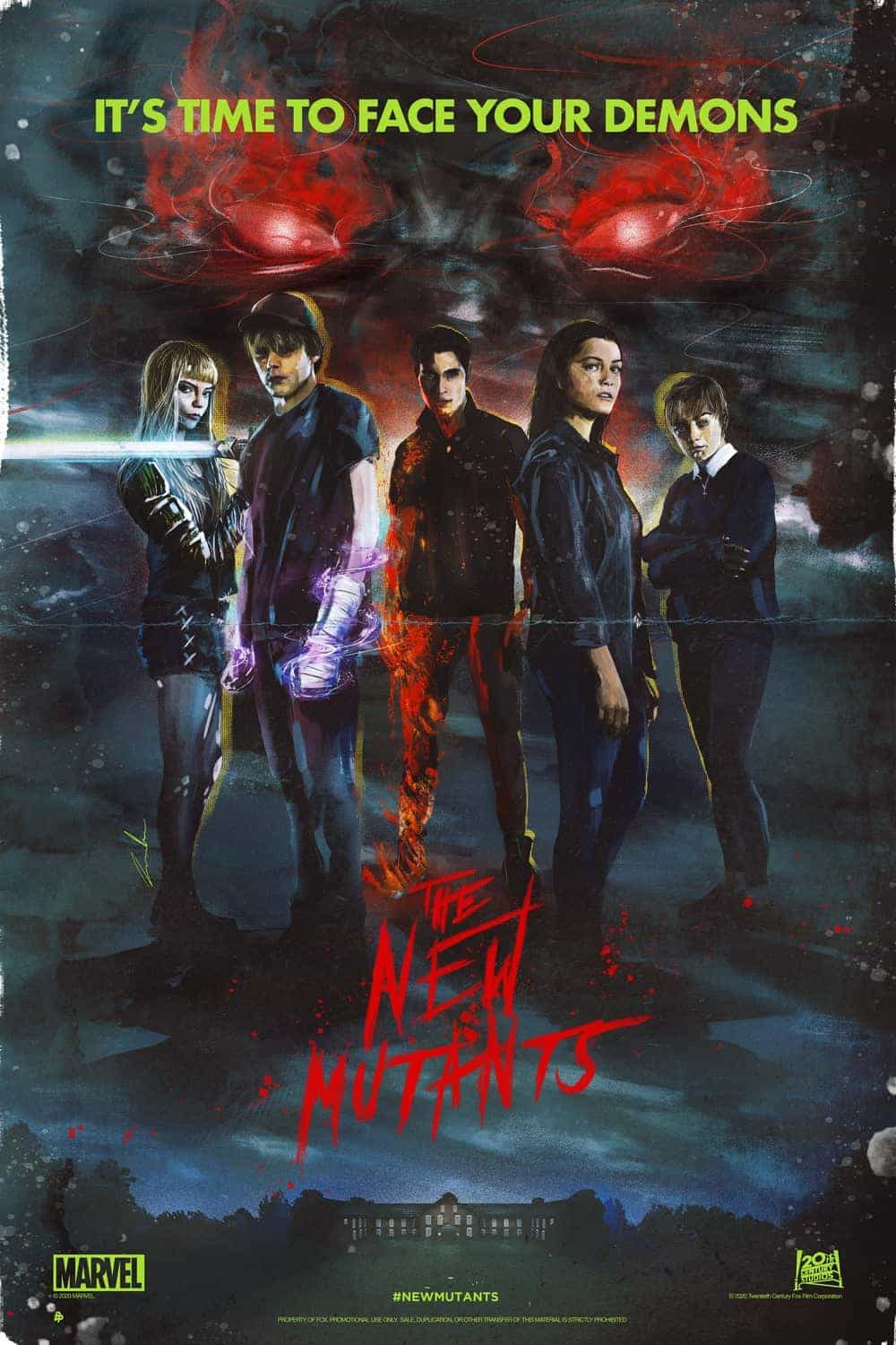 Video and streaming UK charts 10th - 16th January 2021:  The New Mutants takes over from Tenet at the top
