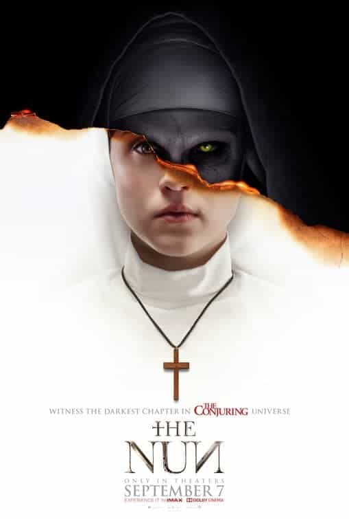 The Nun is given a 15 certificate in the UK for strong supernatural threat, horror, injury detail