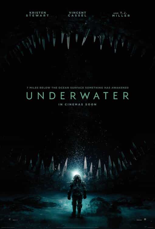 Underwater is given a 15 age rating in the UK for strong threat, bloody images